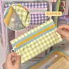Estojo de Caneta Destacável em L, Bolsa de Documentos de Malha Transparente, Bolsa de Documentos de Alta Qualidade para Estudante, Estojo de Caneta para Armazenamento por Matéria, Bolsa de Documentos