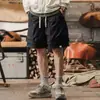 Bermuda Cargo Funcional Impermeável de Secagem Rápida para Homem, Bermuda Casual Fresca e Moderna de Verão, Estilo Montanha, Falsa Peça Dupla, Comprimento no Joelho