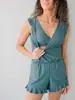 Conjunto Casual de Alta Elasticidad Transfronterizo Europeo y Americano para Amazon con Sujetador Incorporado, Traje de Baño de una Pieza Estampado para Mujer con Parte Inferior de Pierna Plana