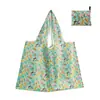 Bolsa de Compras Plegable, Nueva de Gran Capacidad, Bolsa Plegable Ecológica en Stock, Bolsa de Tote de Almacenamiento Plegable Portátil Impresa Creativa
