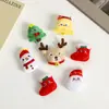 Broche Desenho Animado Fofo Enfeite de Pelúcia Papai Noel Árvore de Natal Rena Acessórios DIY Acessórios Doces de Natal