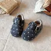 Zapatos Birkenstock para Niñas 2026 Invierno Nuevo Estilo Zapatos Casuales de Lana a Cuadros para Niños Zapatos de Algodón Cálidos con Felpa para Bebés Modernos