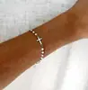 Collar de cruz simple y exquisito de Amazon transfronterizo para mujer, collar de perlas barrocas de imitación de una sola capa hecho a mano para mujer
