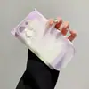 Adecuado para Funda de Teléfono iPhone 17 Pro Max, Transparente Malla de Agujeros Finos Láser Mate Manzana 17 Funda Protectora de Cobertura Total