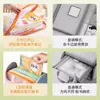Bolsa de assunto em L, bolsa transparente de grande capacidade com zíper para documentos, bolsa de armazenamento de provas de PVC com abertura grande para estudantes