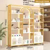 Vitrina de salón de belleza, expositor de cosméticos, estantería de exhibición de muestras comerciales para supermercado, vitrina de exhibición de adornos modelo