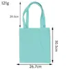Bolsa de Lona Estilo Ins Bolsa Carteiro Bolsa de Lona Lisa DIY Pintada à Mão Colorida Sacola de Compras Colorida Bolsa de Lona de Algodão Colorida
