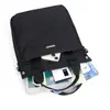 Nova Bolsa de Mão Business Tendência Transfronteiriça para Homens, Bolsa de Ombro Vertical Lisa de Cor Sólida, Bolsa para Notebook de Grande Capacidade, Pasta