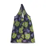 Bolsa de Compras Plegable, Nueva de Gran Capacidad, Bolsa Plegable Ecológica en Stock, Bolsa de Tote de Almacenamiento Plegable Portátil Impresa Creativa