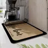 Esterilla Escurridora Minimalista para Encimera de Cocina, Salvamanteles Resistente al Calor, Posavasos Absorbente de Agua Antideslizante Resistente a Manchas para Mesa de Té, Venta al por Mayor desde el Fabricante