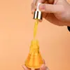 Botella de esencia con cono de 30 ml botella de esencia de vidrio botella con gotero de bomba botella de solución madre de 30 ml reempaque