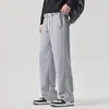 Pantalones Casuales 2026 Nuevo Estilo Pantalones de Punto Caídos de Pierna Recta para Hombre, Moda Americana de Calle, Sueltos, Cómodos, Versátiles