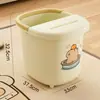 Cubo para Pediluvio Aislado Estilo Dibujos Animados para Cuidar la Salud, Plástico Engrosado, Cálido para Otoño e Invierno, Cubo Profundo para Remojar los Pies hasta la Rodilla