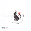 Pingente Popular de Gatinho com Gotejamento de Tinta Desenho Animado Fofo Animal DIY Gato Pato Pingente de Animal