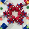Spider-Man Bolígrafo Giratorio Papelería Creativa Dibujos Animados Anime Alto Valor Alivio del Estrés Bolígrafo Giratorio Escritura Suave Específico para Estudiantes