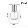 Botellas de spray para perfume al por mayor, botellas de perfume de tipo pulsador a presión, botellas dispensadoras de perfume de alto valor, botellas de muestra de perfume vacías