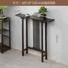Nova Mesa Console de Entrada Estilo Chinês, Mesa Lateral Moderna Minimalista para Sala de Estar, Armário Console de Entrada Inspirado em Zen, Mesa Estreita de Oferta para Entrada