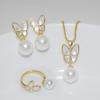 Aretes de Perlas, Aretes de Perlas, Aretes de Cuentas de Concha, Aretes de Perlas Redondas Brillantes, Nácar Suministro en Vivo y Venta al por Mayor