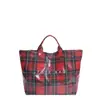 Bolso de Hombro Informal para Viajes Diarios, Gran Capacidad, Ligero, Cuadros, Impermeable, PVC, Nuevo Colorido de Moda, Bolso Tote para Estudiante Universitario