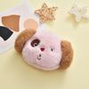 Novo bonito tridimensional manchado cão fluff broche bolsa de estudante saco pingente acessórios japonês emblema decorações DIY