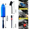 Amazon Explosions Kit de 6 Peças Escovas Detalhe para Limpeza de Carros Nylon Limpeza Conjunto de Lavagem de Carros Escova para Lavagem de Carros