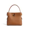 Nova Bolsa de Bambu Estilo Coreano, Bolsa de Mão Feminina de Couro Genuíno de Alta Qualidade, Bolsa de Ombro Transversal Simples, Fashion e Versátil