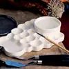 A Nova Paleta de Aquarela Acrílica Transfronteiriça é Usada para Separar Diferentes Cores de Tinta, com um Design Prático e Simples