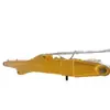 Ensamblaje de pluma extendida para excavadora de 200 toneladas, 20-36 m. Pluma larga y balancín con soldadura reforzada, compatible con cucharón y mangueras hidráulicas