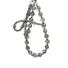 Cordão de Celular Colorido de Cristal Luxuoso e de Alta Qualidade com Pingente de Laço de Pérolas, Pingente Curto de Pulso, Corrente para Pendurar em Bolsas