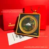 Disco Cuadrado de Plata Pura Adorno de Montaña Plateada para Escritorio de Sala de Estar y Oficina, Adorno Artesanal Decorativo Creativo, Venta al por Mayor Personalizada