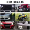 Lámpara antiniebla de 3.5 pulgadas para Wrangler con ojo de ángel y lente de apertura, foco para motocicleta Harley, luz LED para coche modificado