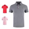 Roupas de golfe masculinas de verão respiráveis camiseta de manga curta tecido funcional de secagem rápida fabricantes de roupas masculinas de golfe