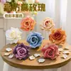 Rosas artificiales de alta calidad para recuerdos de fiesta de cumpleaños, flores eternas, decoraciones de pared de flores para bodas y accesorios para crear un ambiente atmosférico