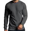 Suéter informal de manga larga con cuello redondo y diseño cuadrado pequeño para hombre, estilo transfronterizo estadounidense, para otoño e invierno, nuevo comercio exterior
