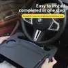 Mesa para volante de coche transfronteriza, bandeja de comedor multifuncional, bandeja para copiloto, mesa plegable para coche para trabajar en el coche