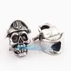 Accesorios para joyería diy serie de calaveras para hombre microincrustada cuerda de paracaídas con cuentas cuentas sueltas