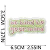 Aplique de tecido de bordado pastoral de cura, patch termocolante de borboleta, emblema de bordado computadorizado, para jaquetas, chapéus e reparos de tecido
