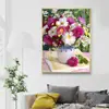 Comercio exterior transfronterizo pintura de diamantes 5D diamantes completos mosaico de flores pintura de bordado pintura decorativa fábrica al por mayor 40*50