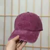 Gorra de béisbol de color sólido lavada estilo retro americano, gorra de pico simple versátil estilo coreano inspirada en tendencias ins para mujer