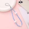 Joyería Yi Lian nueva cadena para teléfono móvil con cuentas de nube de color, accesorios de pulsera, cordón corto para teléfono móvil, regalo para mujeres