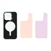 Design Floral Simples com Painel Traseiro Intercambiável, Capa Magnética Forte para iPhone 15 Pro Max, Tampa de Painel Traseiro Substituível para iPhone 14
