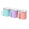 Taza de esmalte de temporada de graduación de pedido mínimo 350ML regalo de jardín de infantes creativo nostálgico taza de esmalte infantil regalo de mano