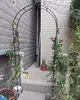 Mico Arco de Hierro Soporte para Flores Estructura para Trepar Rosas Enrejado para Clemátides Uvas Soporte para Jardín Patio Exterior de Rosas