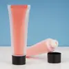 Tubo Suave de Plástico de 80ml Tapa de Rosca Transparente Mate Tubo Madre-Hijo Crema para Ojos Limpiador Crema Facial Producto para el Cuidado de la Piel Empaque Portátil