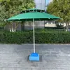 Sombrilla de Sol para Exteriores Sombrilla de Jardín Sombrilla Solar Sombrilla de Doble Techo Expuesta Sombrilla de Columna Central para Protección Solar de Jardín Sombrilla de Playa de Ocio Accionada Manualmente