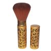 Venta al por mayor de fábrica pincel de maquillaje telescópico clásico con estampado de leopardo individual telescópico para polvos sueltos brochas cosméticas herramientas de belleza