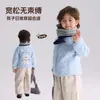 Uniforme Escolar Essencial para Meninos e Meninas, Camada Base Grossa e Quente, Jaquetas Pequenas para Bebês e Crianças Pequenas, Roupa de Outono/Inverno, Roupa de Inverno da Moda