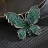 Broche de mariposa de circonita de color de alta gama para mujer, moda de Corea del Sur, broche que combina con todo, abrigo, cárdigan, ramillete, temperamento, accesorios estilo Chanel