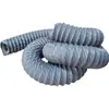 Manguera de tela de nylon al por mayor tubo de ventilación de alambre de acero pvc gris negro azul lona tubo de vacío escape