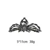 Presilha Aranha Transfronteiriça Grampo Doce Cool Design de Nicho Presilha Tubarão de Halloween Estilo Minimalista Grampo de Cabelo Presilha de Tubarão Grande